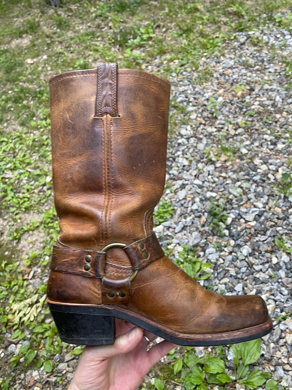 Frye 12R Vintage Harness Boots Size 7.5 - Picture 5 of 15